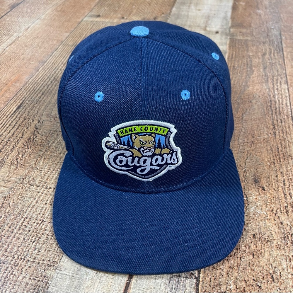 Melonwear Men's Kane County Cougars Animal Snapback Fitted Baseball Cap Hat